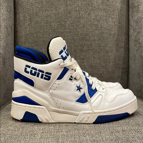Converse CONS ERX-260 OG HighTops White/Blue 163851C Mens Size 8.5 - Picture 2 of 9
